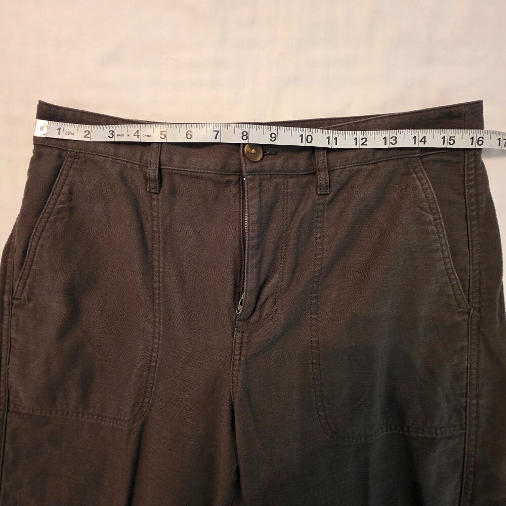J. Crew Women's Olive Colored Pants, Size 8 - Picture 3 of 7